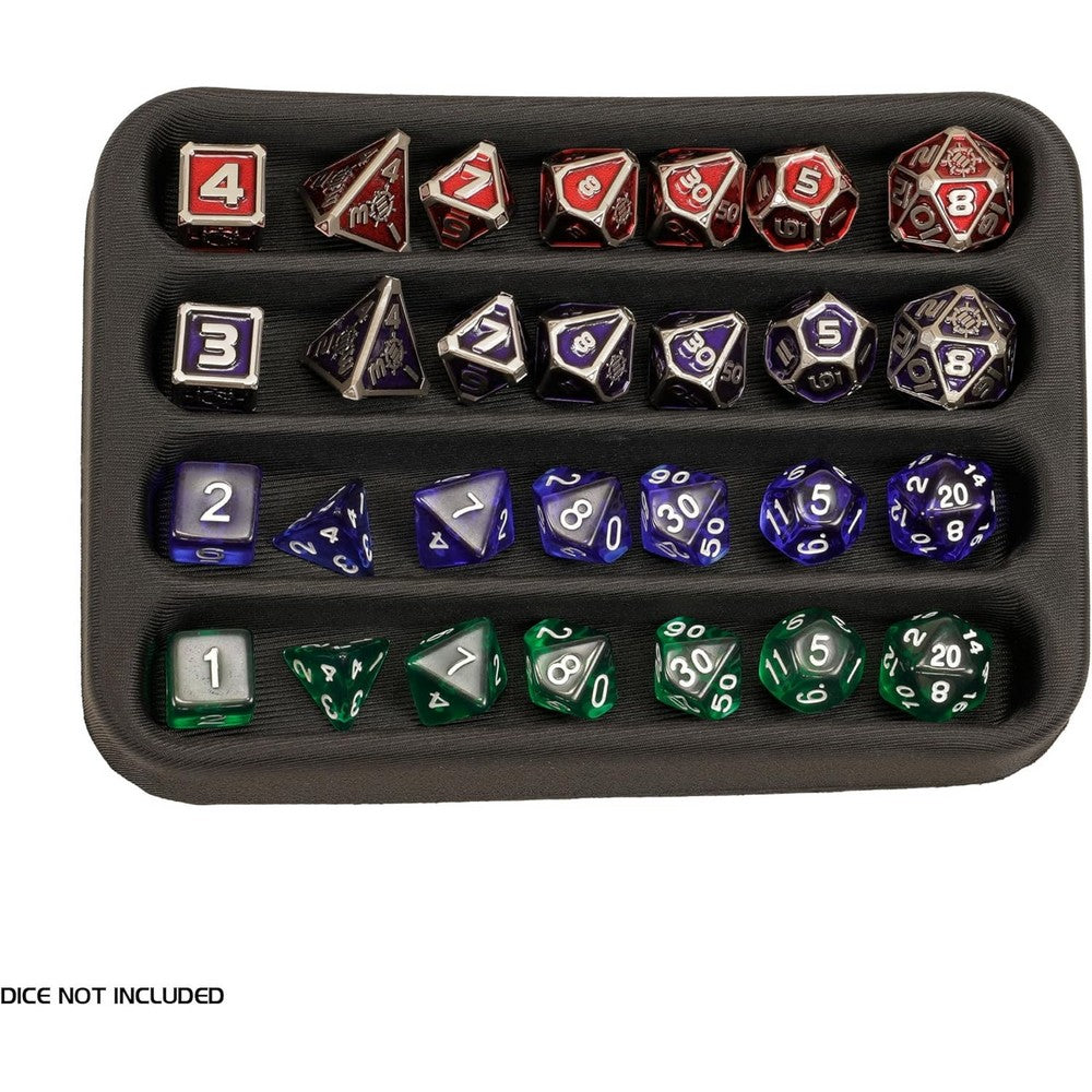 U2 ENHANCE Designer Edition Dice Tray - Dice Case and Dice Holder (28+ Dice & EVA Shell) (Tan)