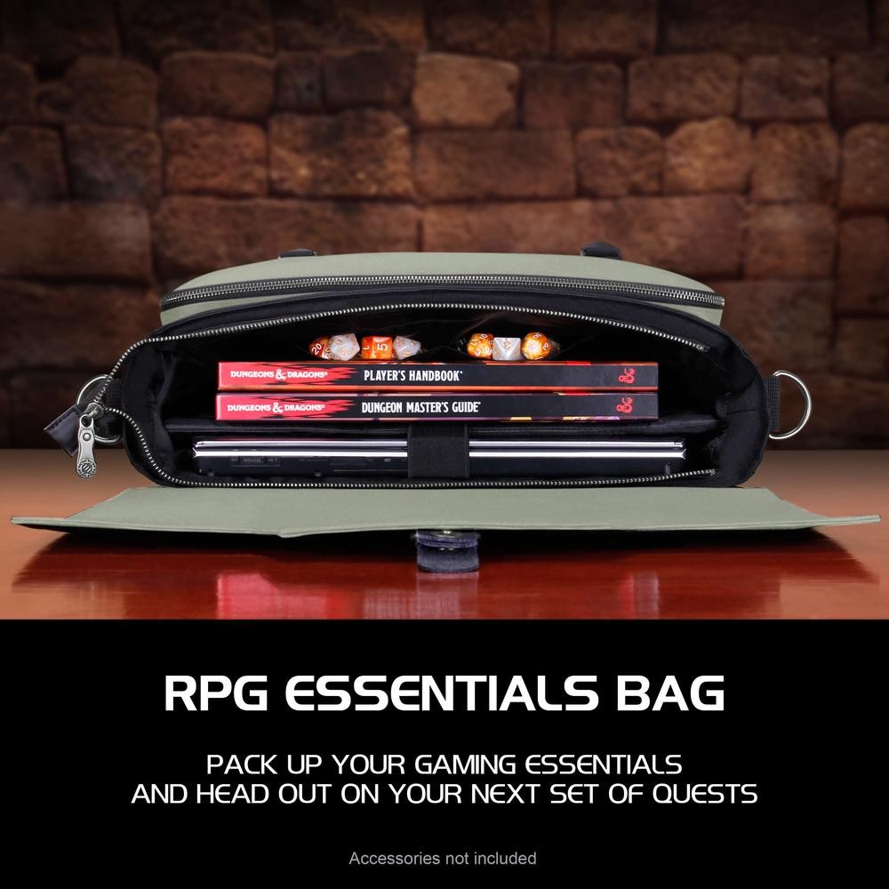 U2 ENHANCE Collector's Edition RPG Player's Essentials DnD Bag - (Dragon Silver)