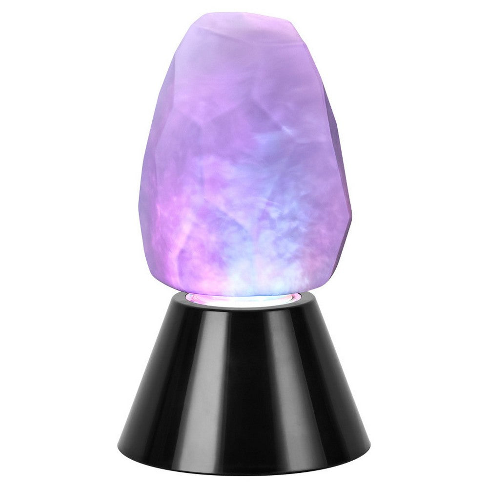 U2 ENHANCE Tabletop Crystal Lamp - Portable Crystal Light - Swirling RGB Lighting Effect