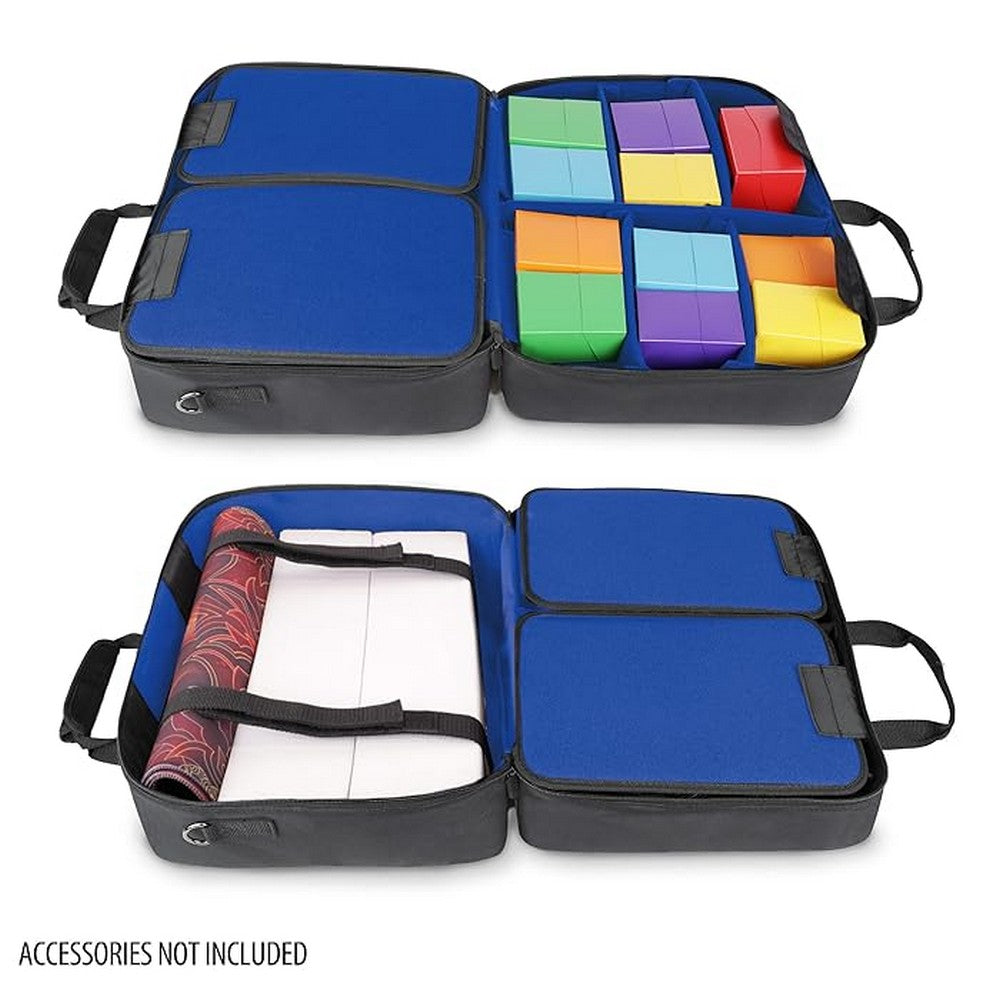 U2 ENHANCE USA Gear XL Magic The Gathering MTG Deck Box Bag Travel Case - Blue