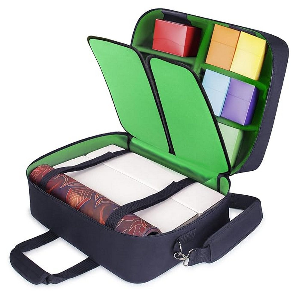 U2 ENHANCE USA Gear XL Magic The Gathering MTG Deck Box Bag Travel Case - Green