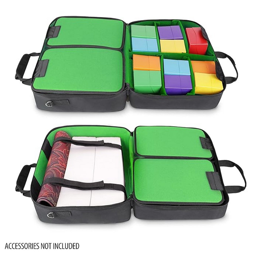 U2 ENHANCE USA Gear XL Magic The Gathering MTG Deck Box Bag Travel Case - Green