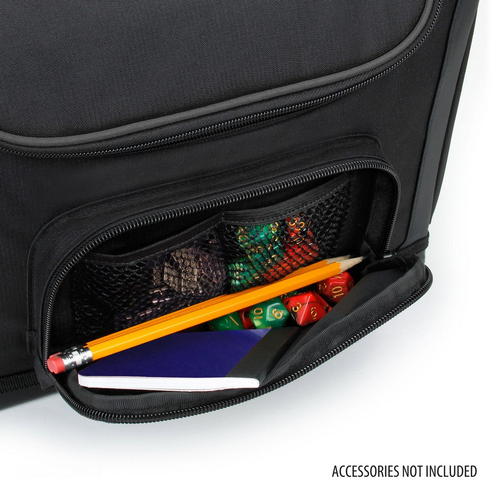 U2 ENHANCE USA GEAR Compact Travel Bag - Small DnD Bag fits RPG Essentials (Black)