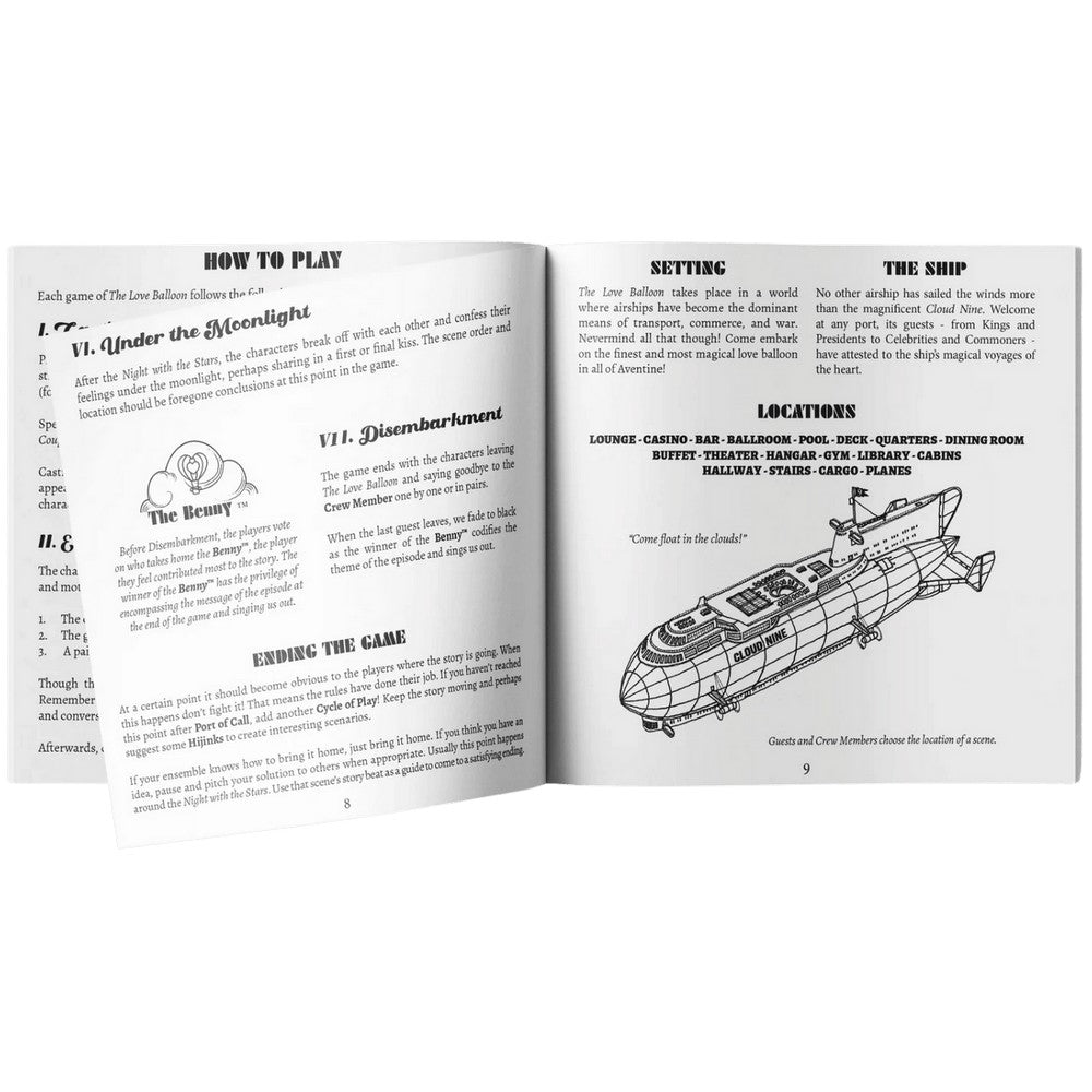 U2 The Love Balloon RPG Zine