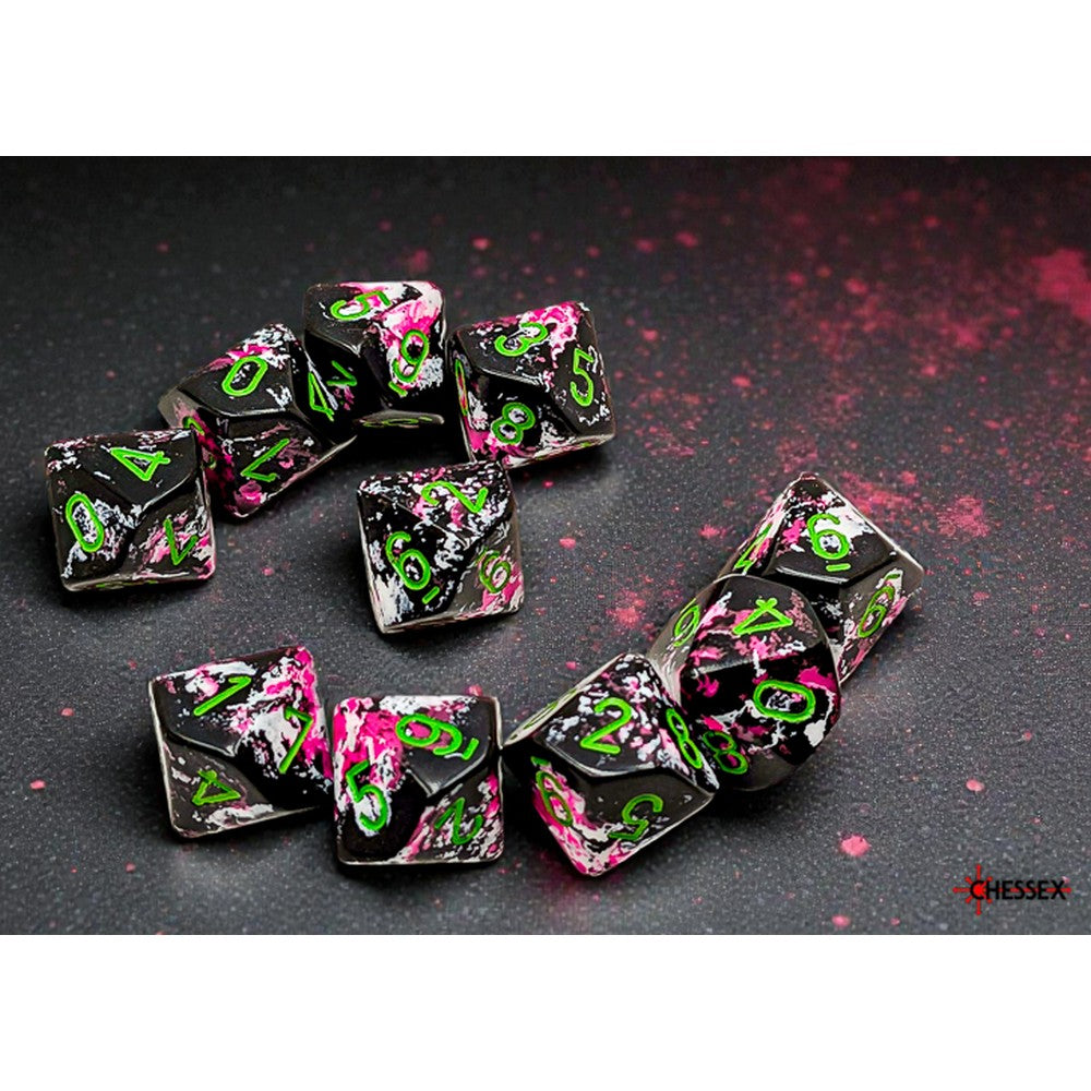 U2 CHX 24214 Brush Paintball/green Set of Ten d10s