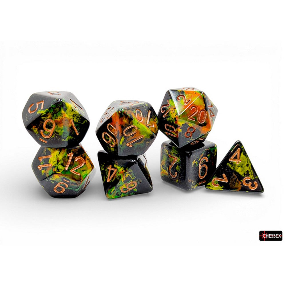 U2 CHX 24405 Brush Polyhedral Deep Forest/gold 7-Die Set