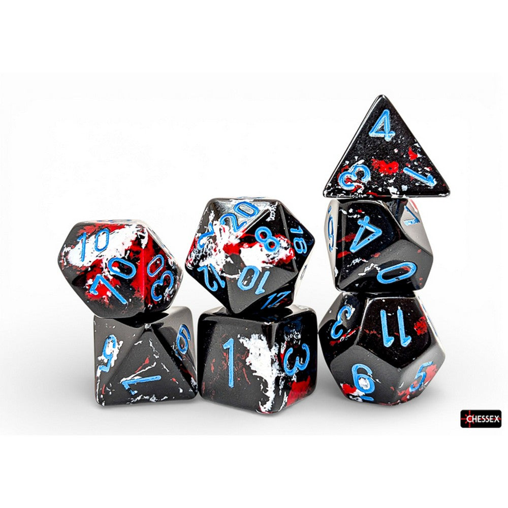 U2 CHX 24408 Brush Polyhedral Dark Side/blue 7-Die Set