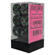 U2 CHX 24614 Brush Paintball/green 16mm d6 Dice Block (12 dice)