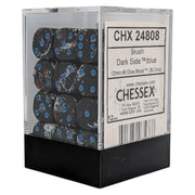 U2 CHX 24808 Brush Dark Side/blue 12mm d6 Dice Block (36 dice)
