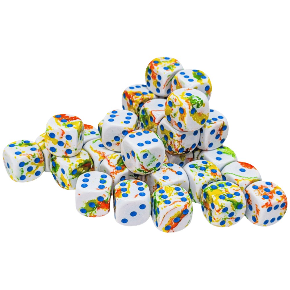 U2 CHX 24809 Brush Breezy/blue 12mm d6 Dice Block (36 dice)