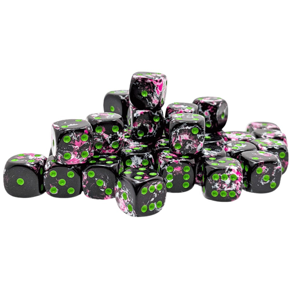 U2 CHX 24814 Brush Paintball/green 12mm d6 Dice Block (36 dice)