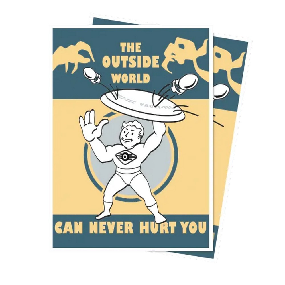 U2 Ultra Pro: UP16807 Fallout - Vault Boy - The Outside World 105ct APEX DECK PROTECTOR Sleeves