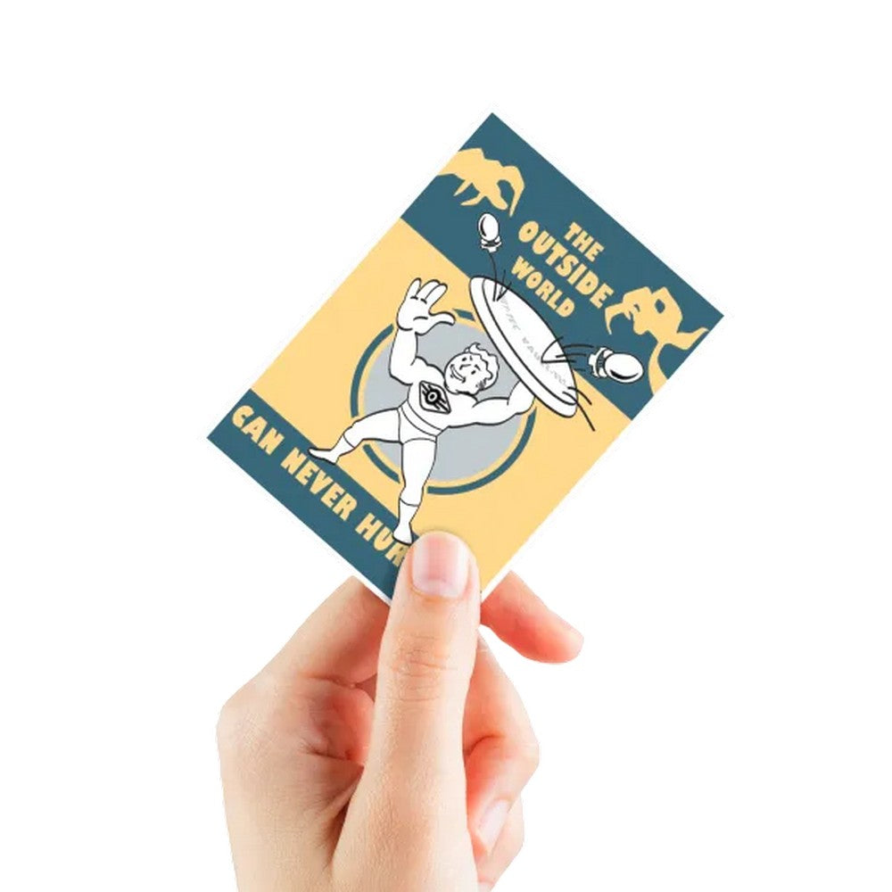 U2 Ultra Pro: UP16807 Fallout - Vault Boy - The Outside World 105ct APEX DECK PROTECTOR Sleeves