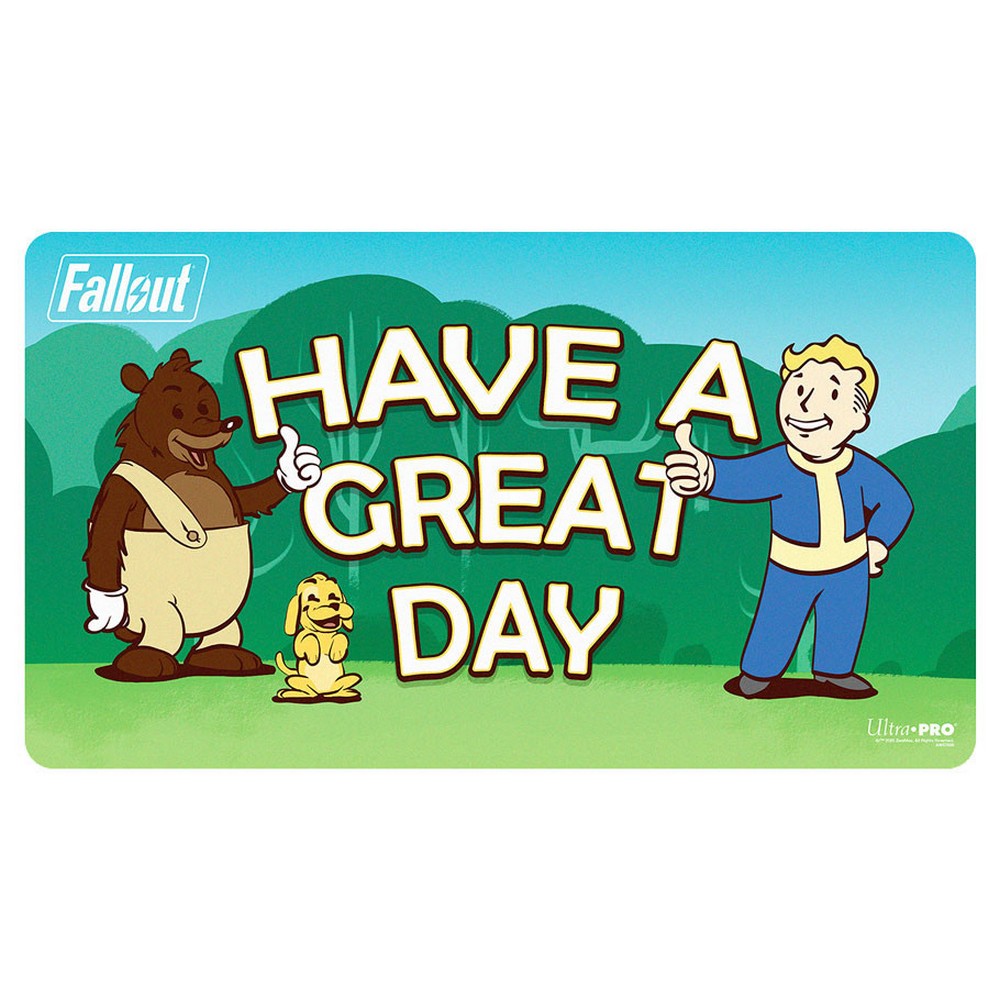 U2 Ultra Pro: UP16810 Fallout - Vault Boy - Have a Great Day Playmat