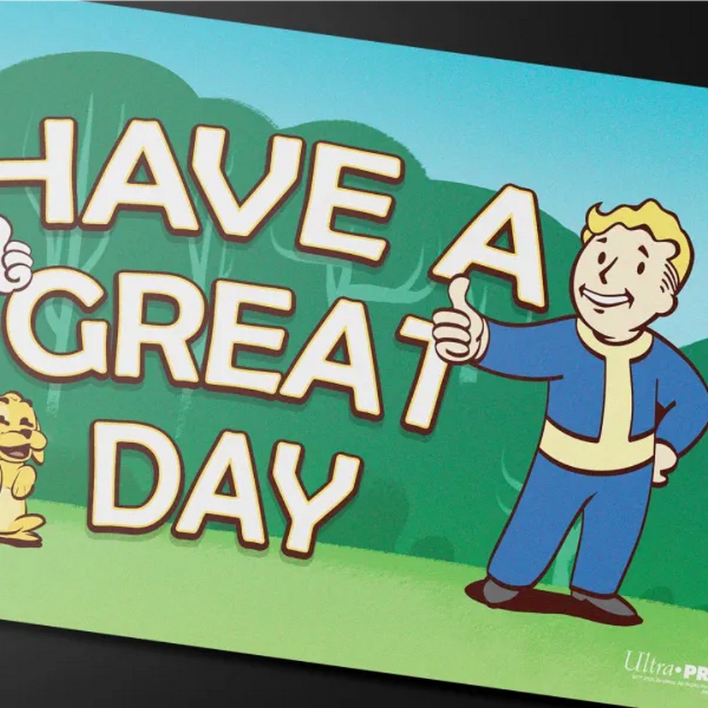 U2 Ultra Pro: UP16810 Fallout - Vault Boy - Have a Great Day Playmat