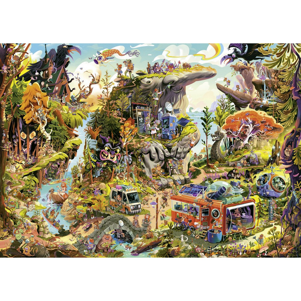Puzzle - Heye - Triangular Box - Kilger; Nordic Stories 2000pc