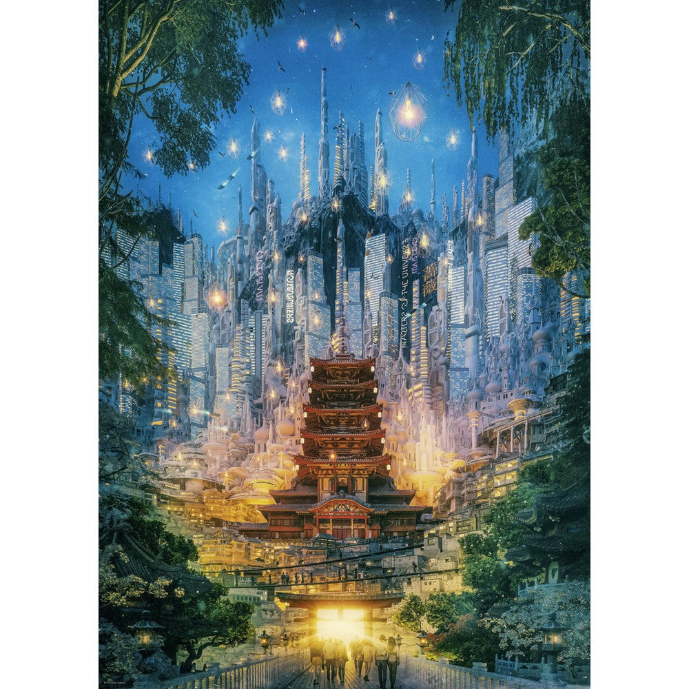 Puzzle - Heye - Barkan; Future Cities, Portal 1000pc