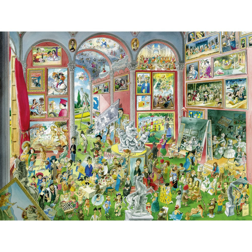 Puzzle - Heye - Triangular Box - Prades; Masterpieces 1500pc