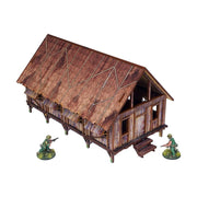 WW2 Pacific Barracks (1) PREPAINTED [28mm/1:56]