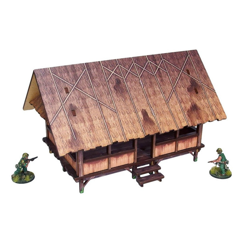 WW2 Pacific Kitchen (1) PREPAINTED [28mm/1:56]