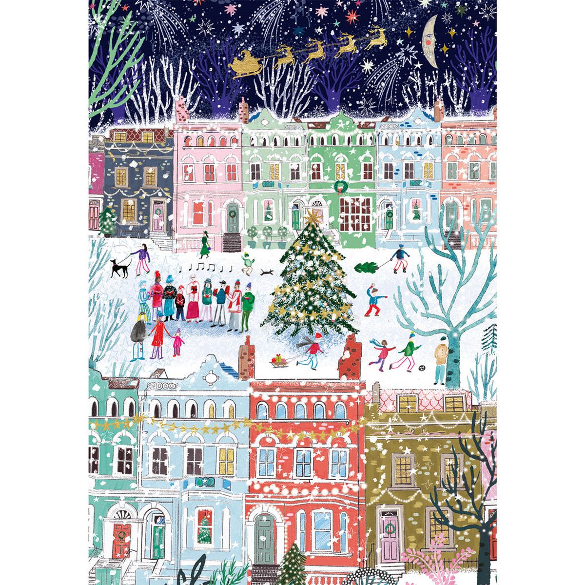 Puzzle - Gibsons - Chrismtas in London 3 x 500pc