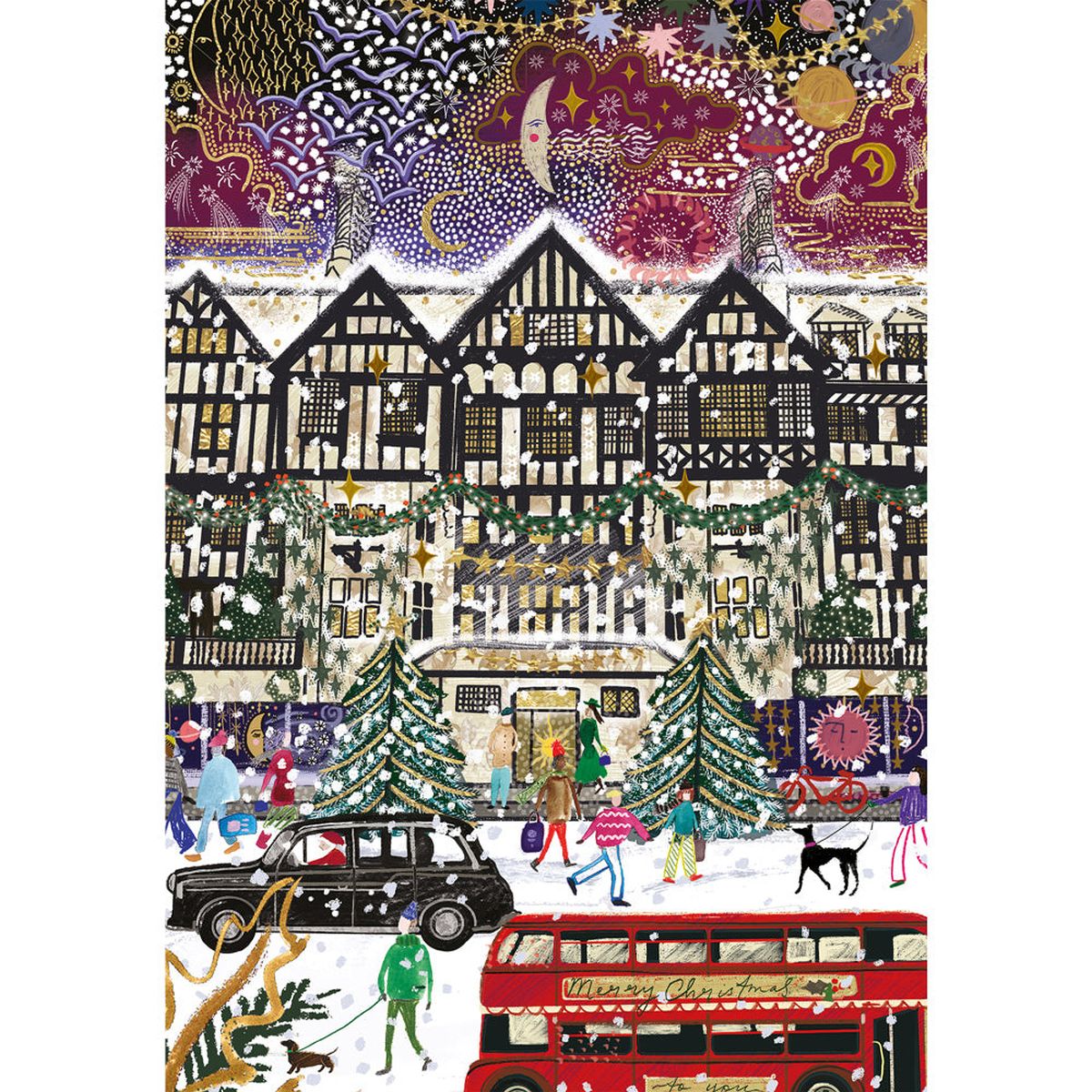 Puzzle - Gibsons - Chrismtas in London 3 x 500pc