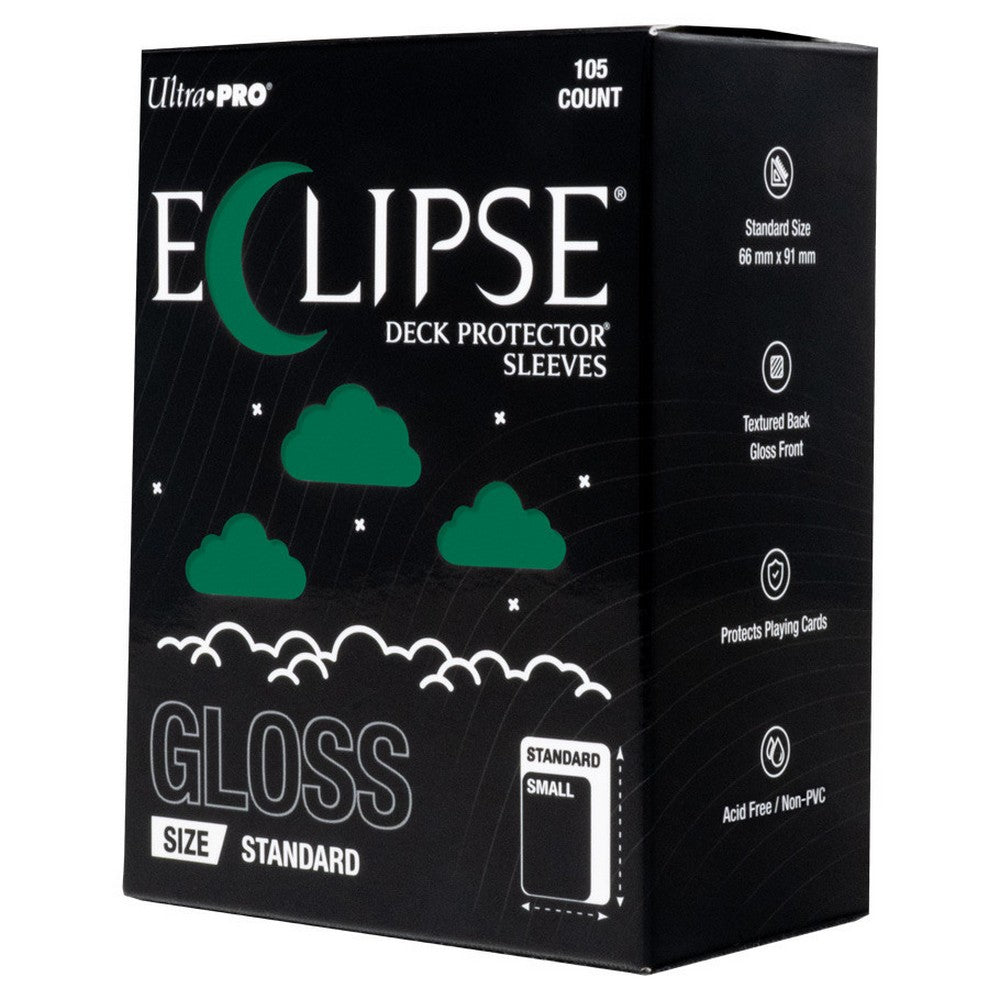 Ultra Pro: UP16705 ECLIPSE Gloss Standard DECK PROTECTOR Sleeves: Forest Green - 105ct