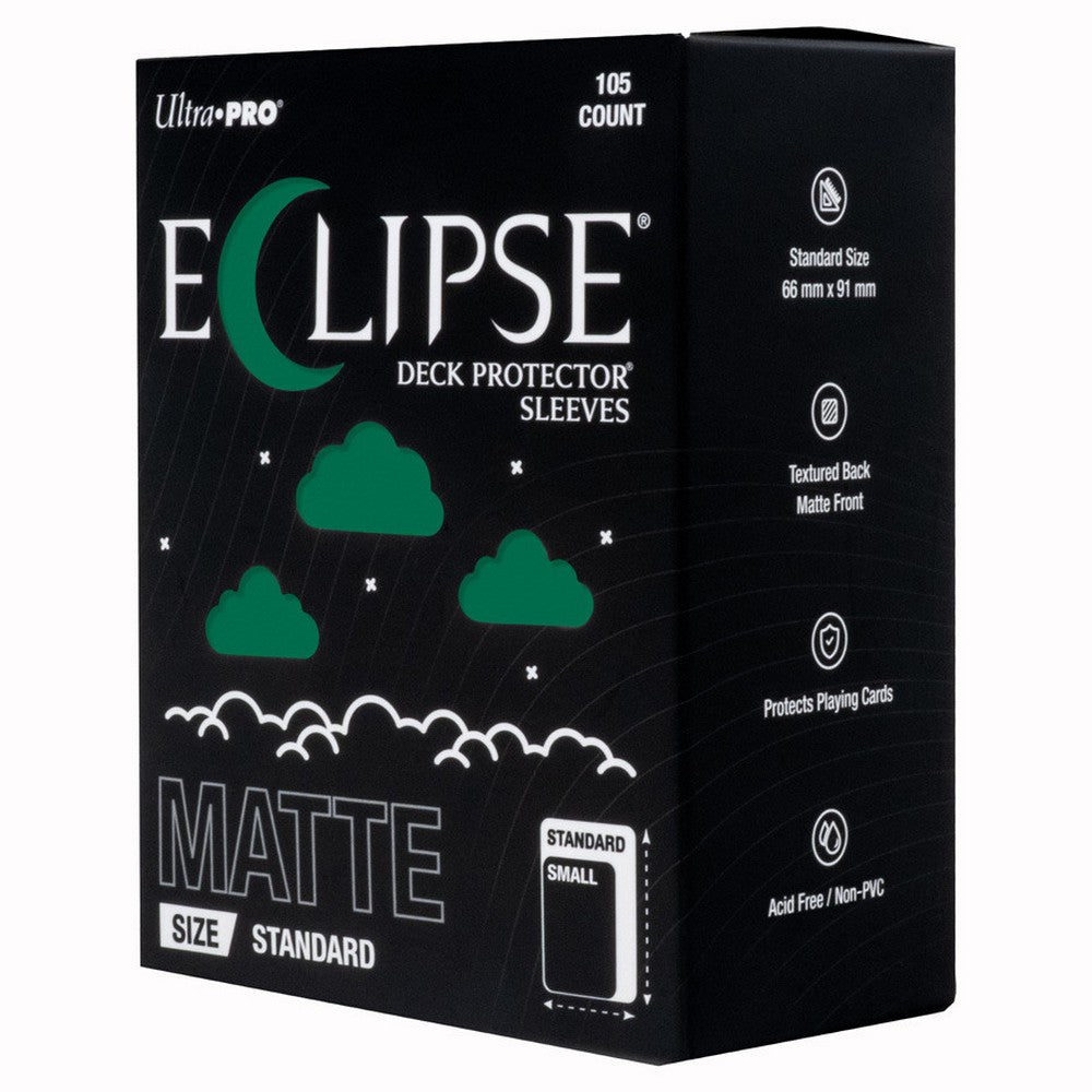 Ultra Pro: UP16685 ECLIPSE Matte Standard DECK PROTECTOR Sleeves: Forest Green - 105ct