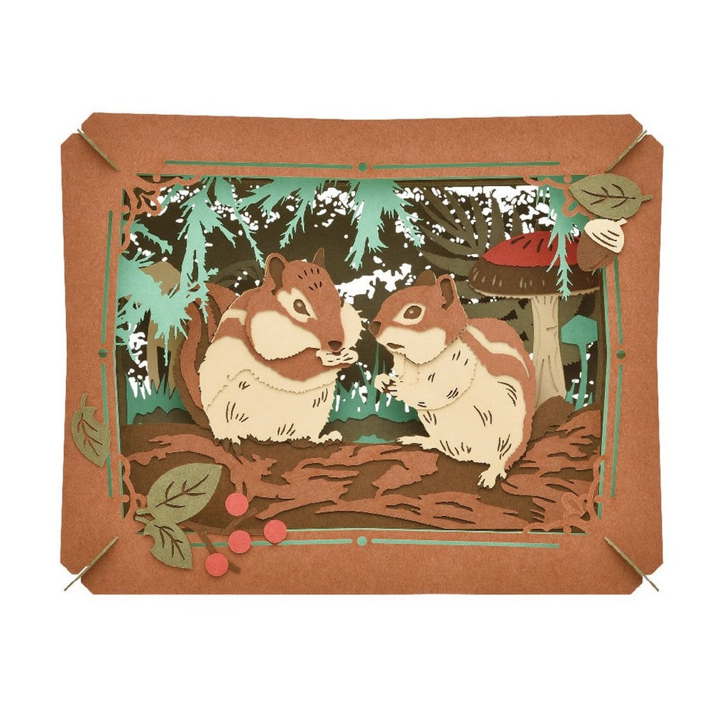 ENSKY - Paper Theater - Squirrel and Mushroom