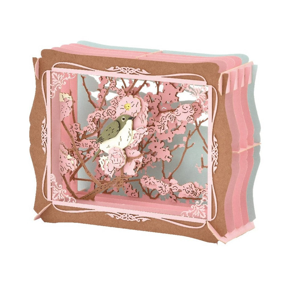 ENSKY - Paper Theater - Plum Blossoms and Japanese White-Eye