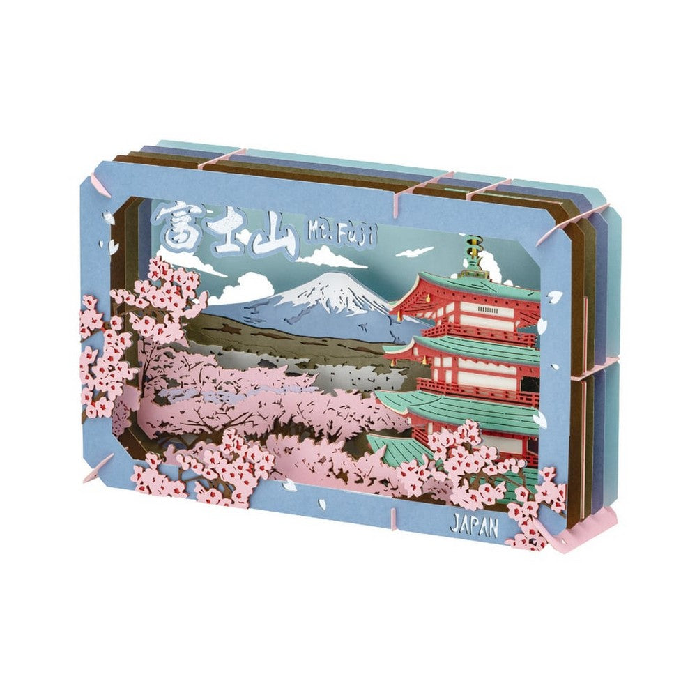 ENSKY - Paper Theater Large - Mr. Fuji and Cherry Blossoms