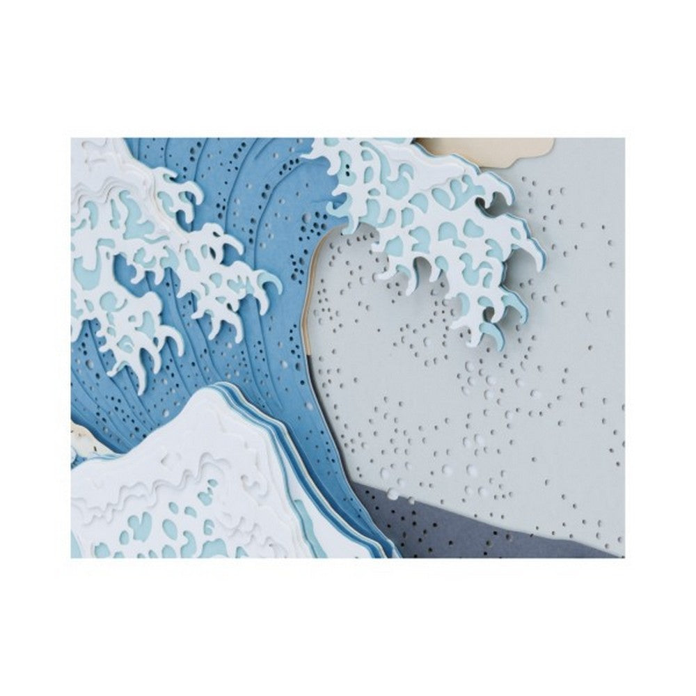ENSKY - Paper Shadow Art Plus SA-C01X Hokusai Katsushika- Waves