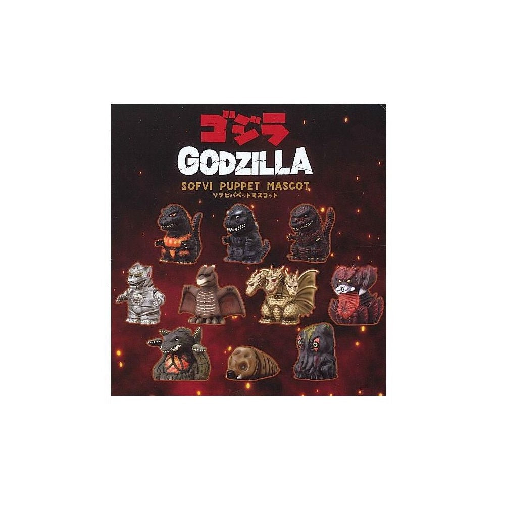 ENSKY - Finger Puppet - Godzilla - Soft Vinyl Puppet Mascot