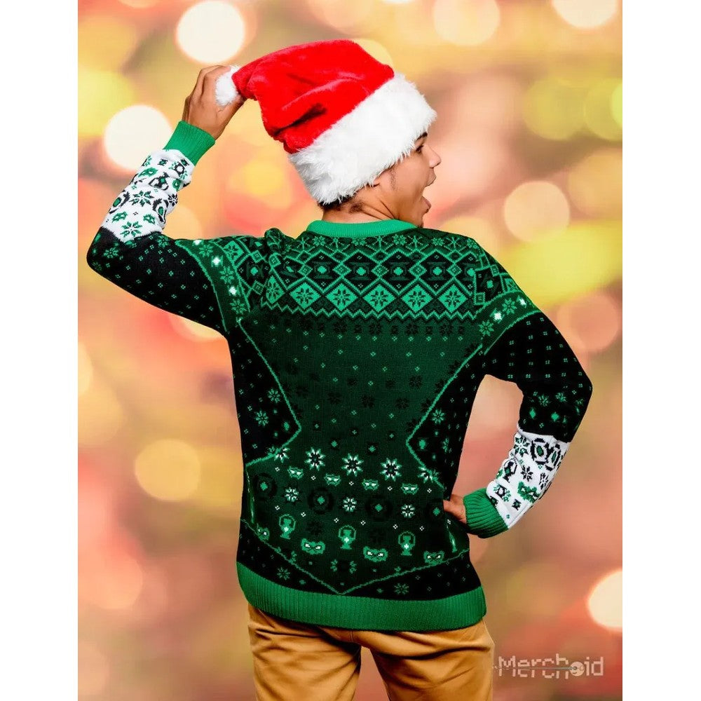 Green Lantern Christmas Jumper (Size L)