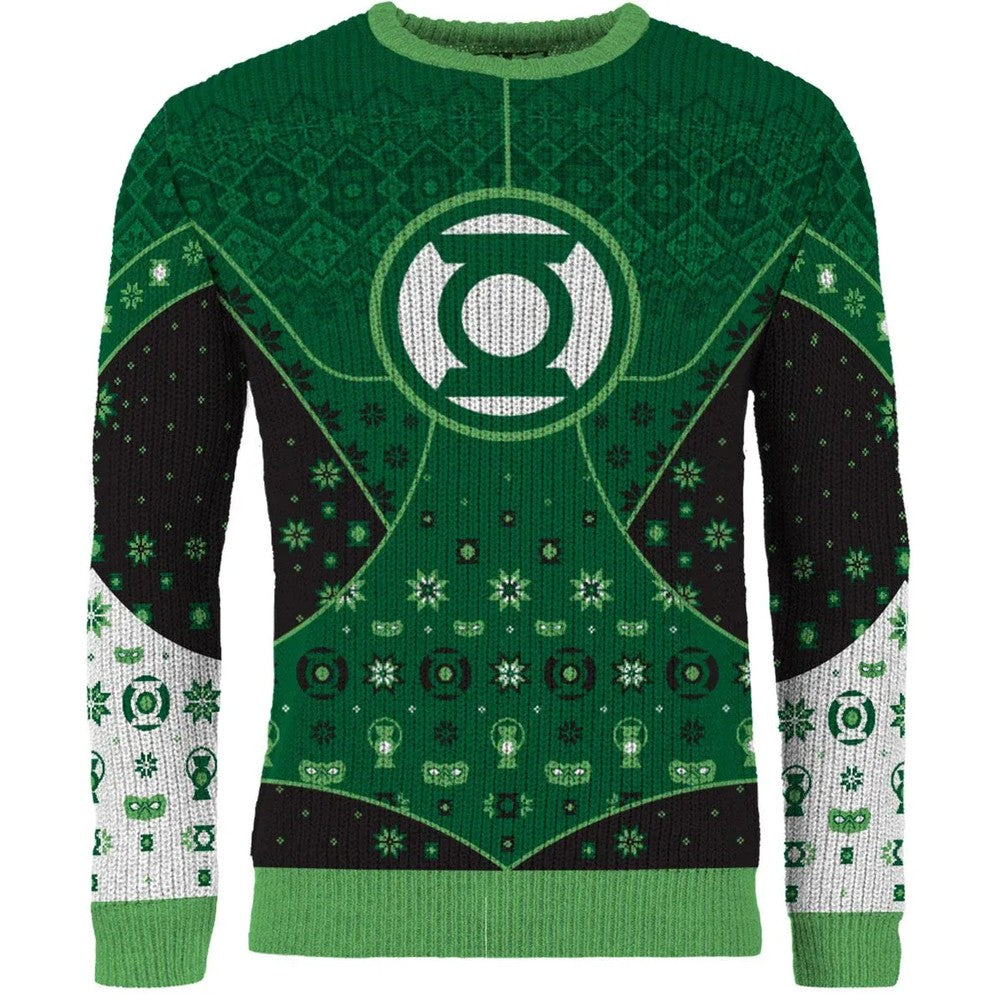 Green Lantern Christmas Jumper (Size XS)