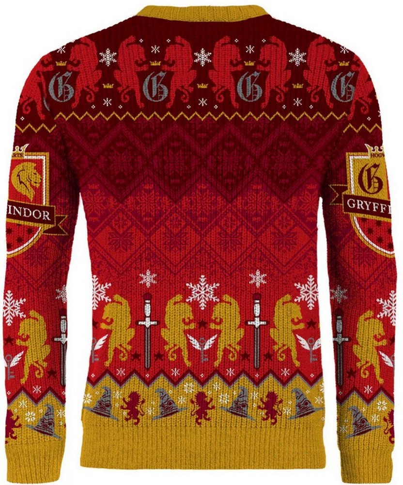 Gryffindor House Crest Christmas Jumper (Size XS)