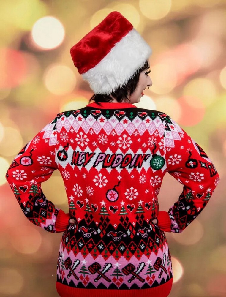 Harley Quinn: Hey Puddin Christmas Jumper (Size XS)