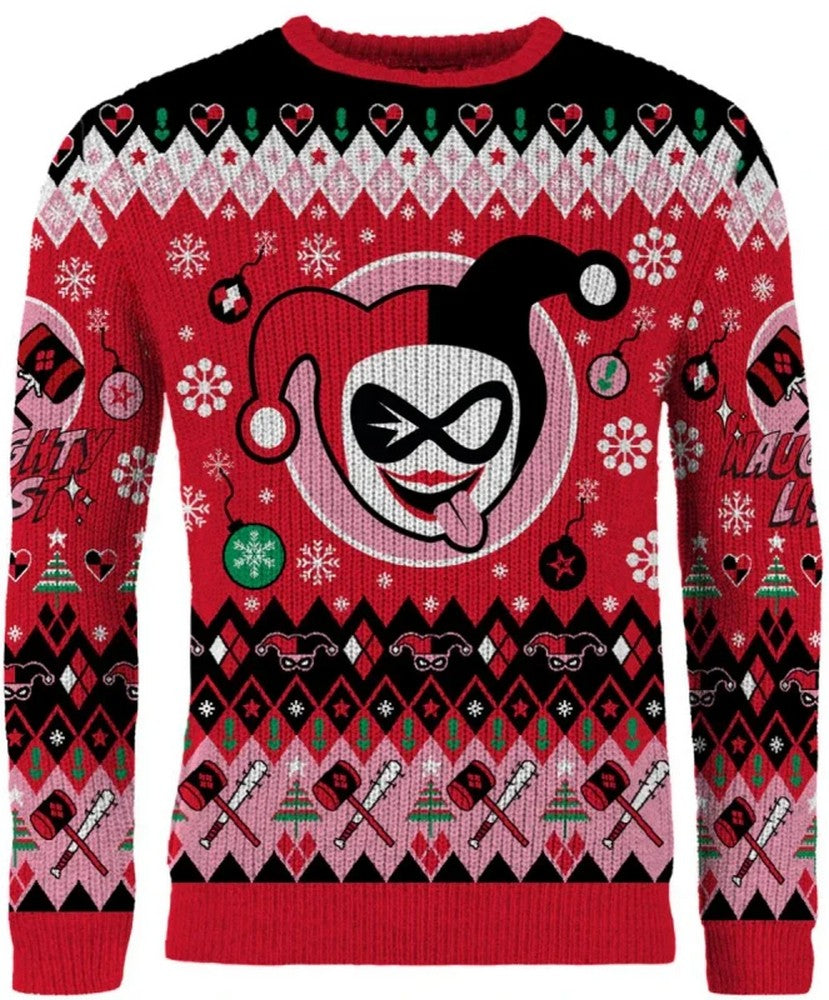 Harley Quinn: Hey Puddin Christmas Jumper (Size XXXL)