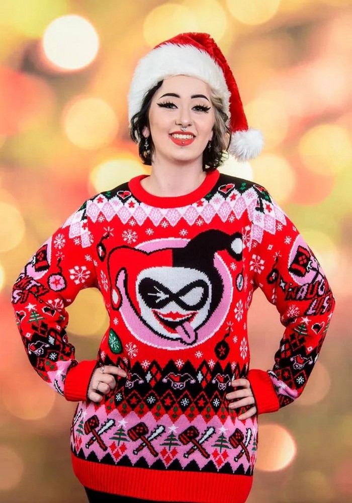 Harley Quinn: Hey Puddin Christmas Jumper (Size XXXXL)