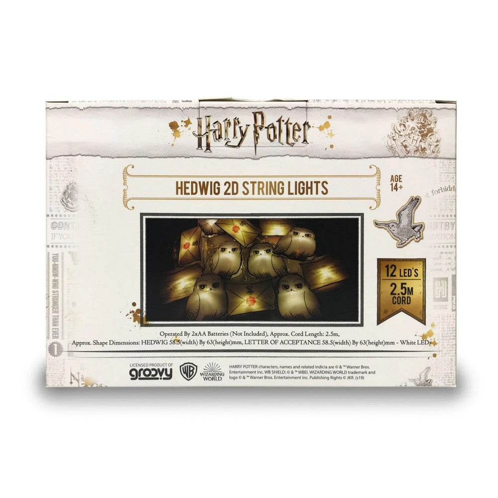 Harry Potter: Hedwig & Letter of Acceptance 2D String Lights