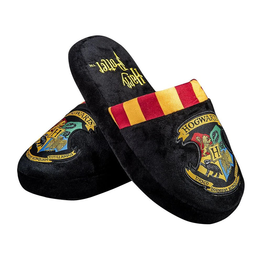Harry Potter: Hogwarts Mens Mule Slippers (Size Large UK 8+/EU42+)