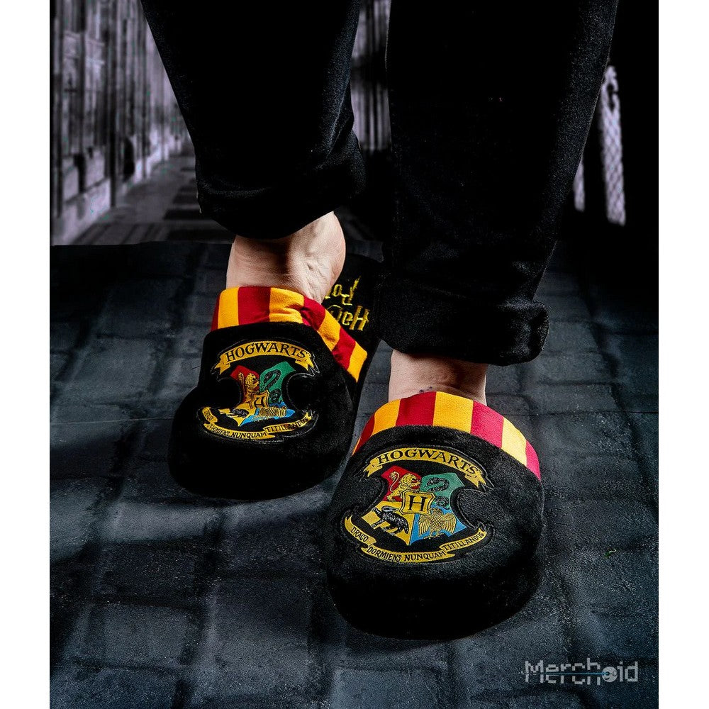 Harry Potter: Hogwarts Mens Mule Slippers (Size Large UK 8+/EU42+)