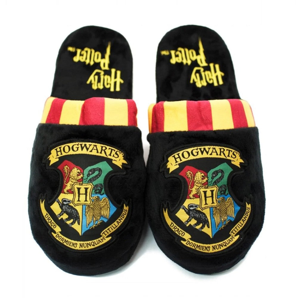Harry Potter: Hogwarts Mens Mule Slippers (Size Medium UK 5-7/EU38-40)