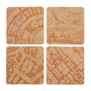 Harry Potter: Marauder's Map Heat Changing Coasters (4pcs)