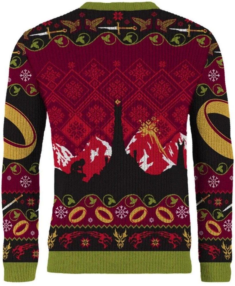 Lord Of The Rings One Ring Christmas Jumper (Size M)