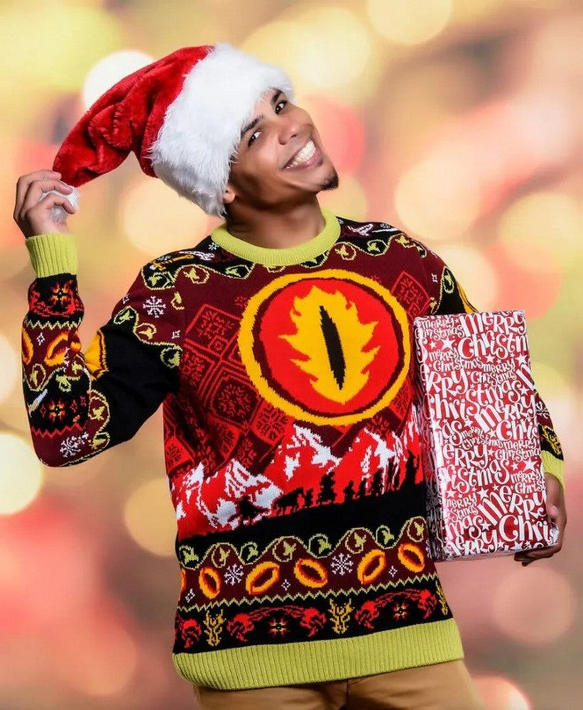 Lord Of The Rings One Ring Christmas Jumper (Size M)