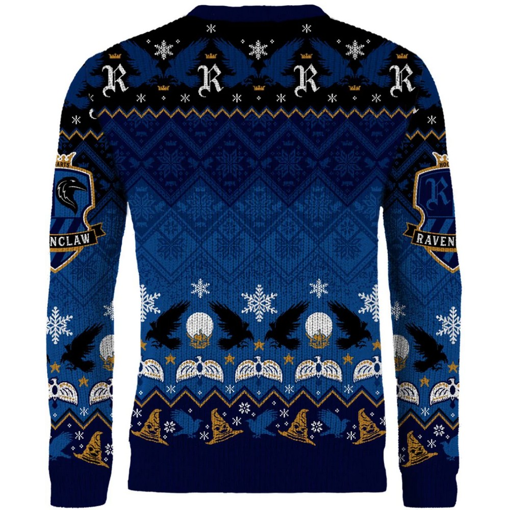 Ravenclaw House Crest Christmas Jumper (Size XS)