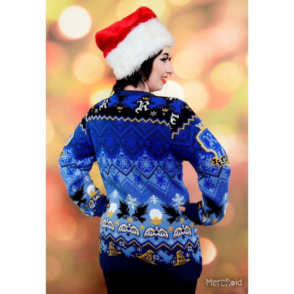 Ravenclaw House Crest Christmas Jumper (Size XXL)