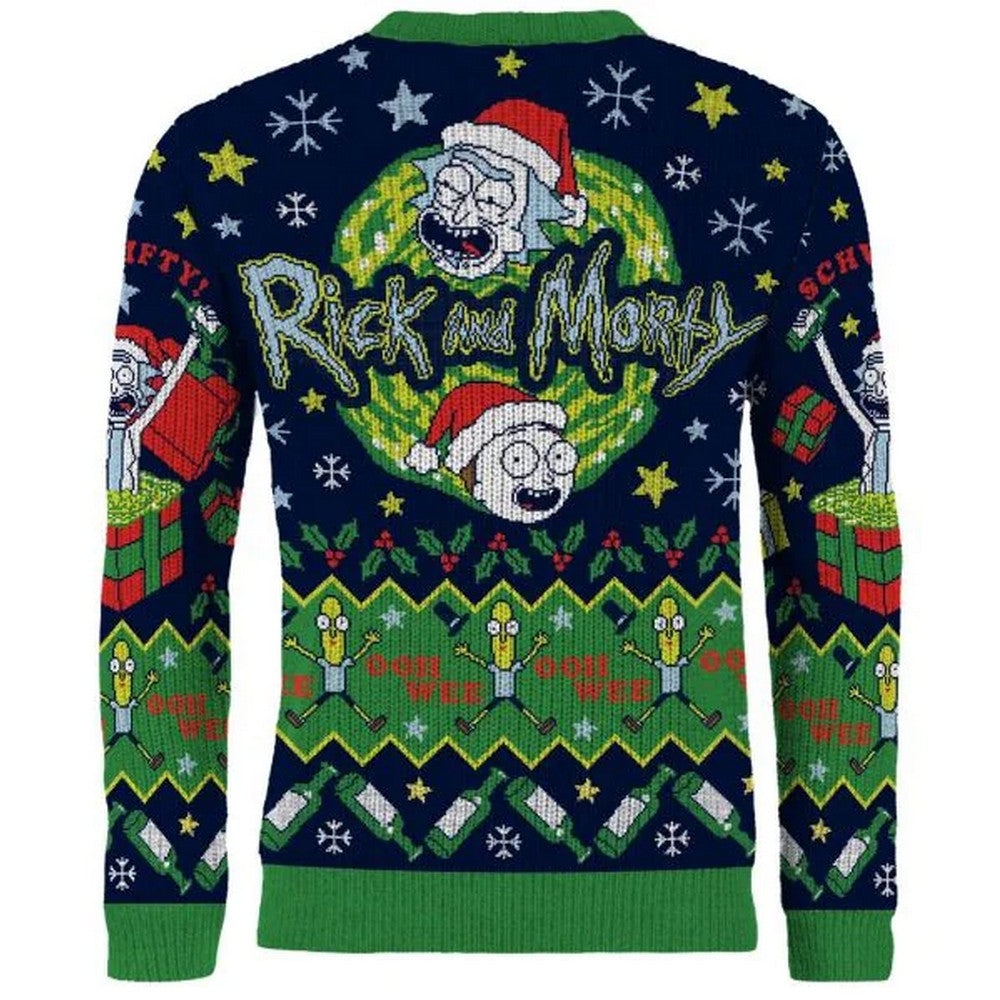 Rick and Morty: Merry Rickmas Christmas Jumper (Size: XL)