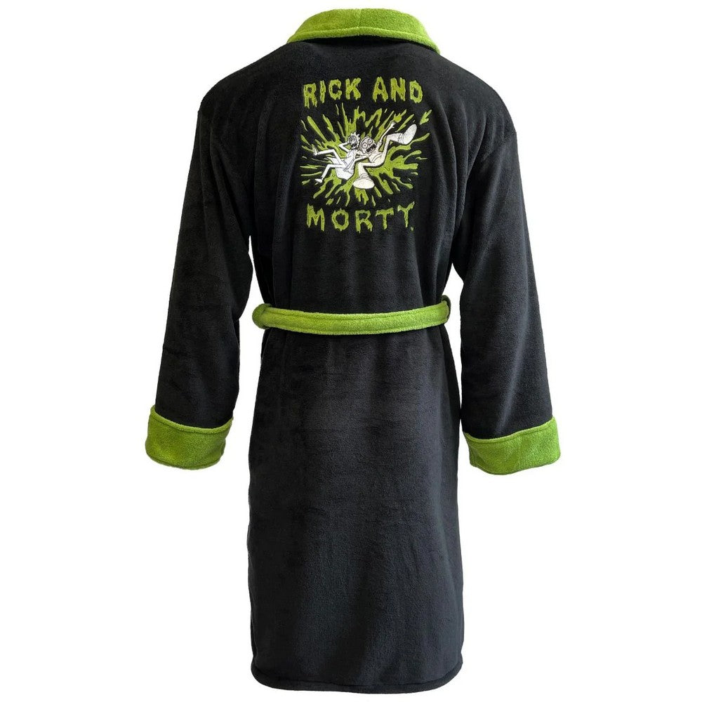 Rick And Morty: Pickle Rick Hoodless Mens Bathrobe